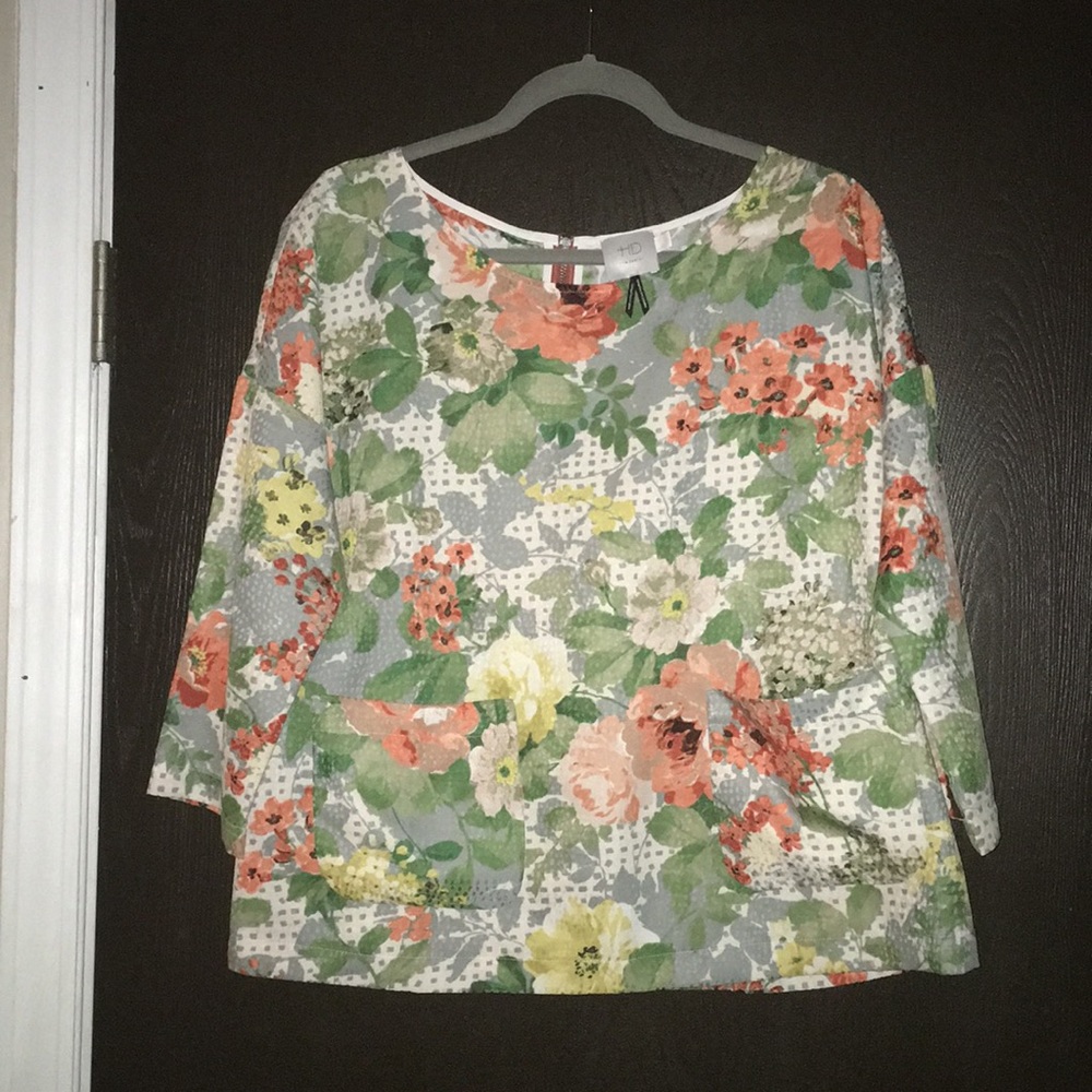 Anthropology HD in Paris floral top
